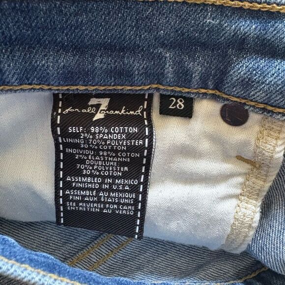 7 for All Mankind Jean Shorts - Picture 3 of 5